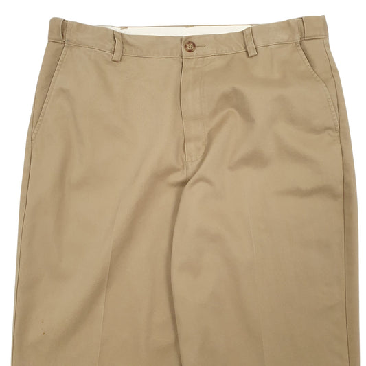 Mens Beige LL Bean Chino Trousers