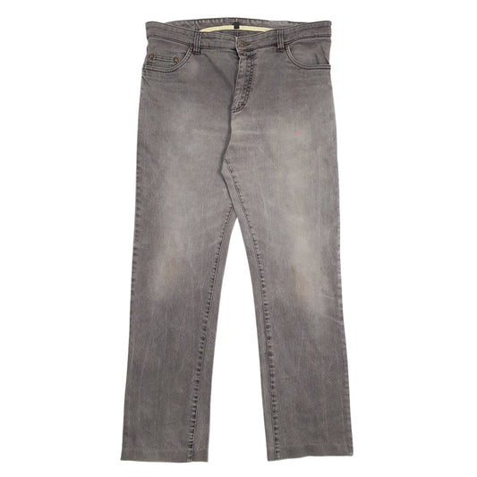 Mens Grey OWK Jeans Workwear Casual JeansW36 L32