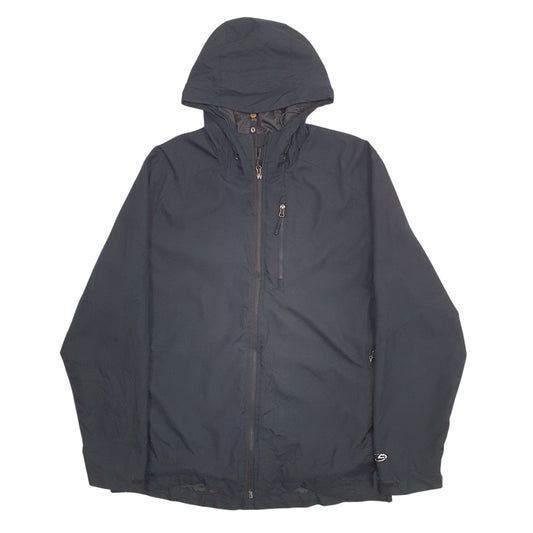 Mens Black Champion Hoodie Coat
