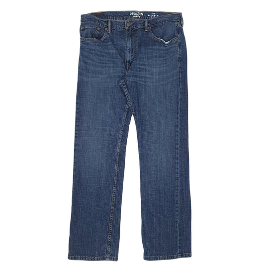 Mens Blue Levis Denizen JeansW34 L32