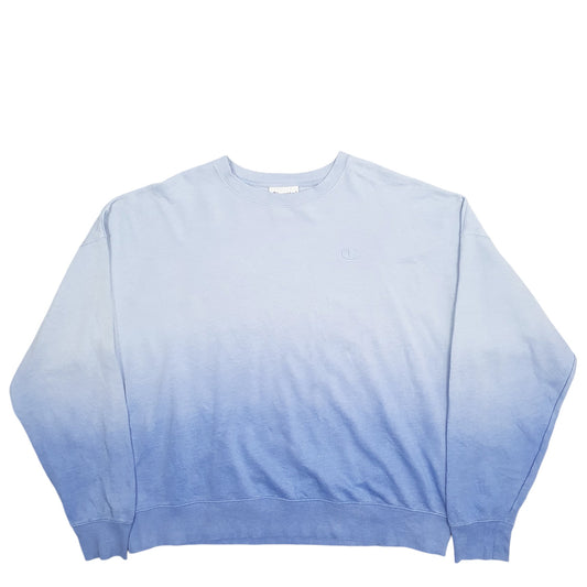 Womens Blue Champion Crewneck Jumper