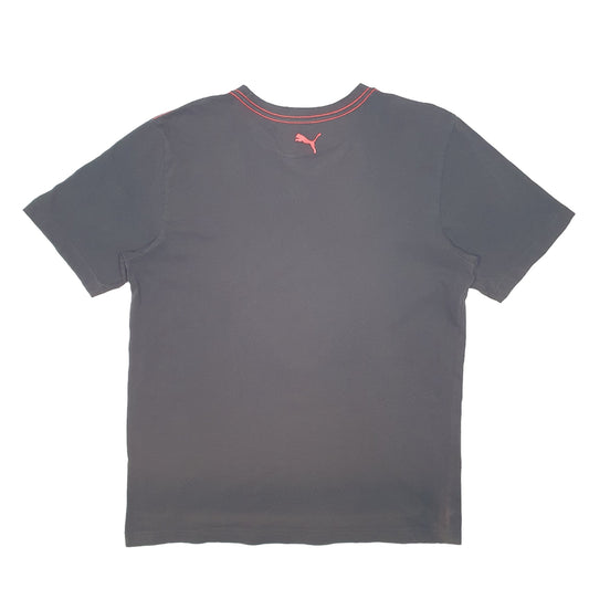 Mens Black Puma Spellout Original 48 Short Sleeve T Shirt
