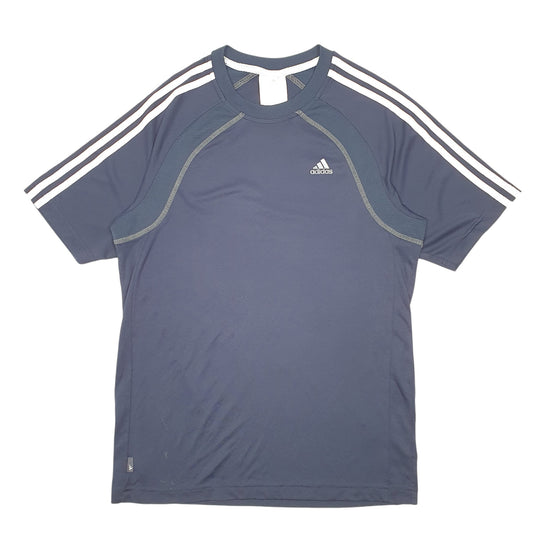 Mens Navy Adidas Active Climalite Short Sleeve T Shirt