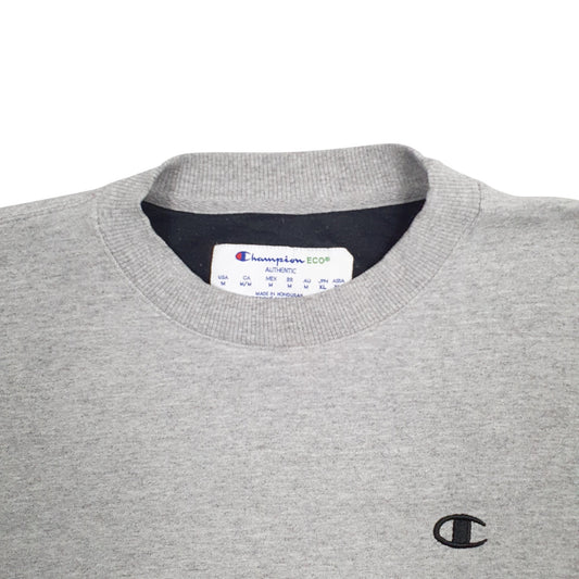Mens Grey Champion Crewneck Jumper