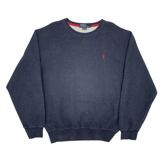 Mens Navy Polo Ralph Lauren Crewneck Jumper