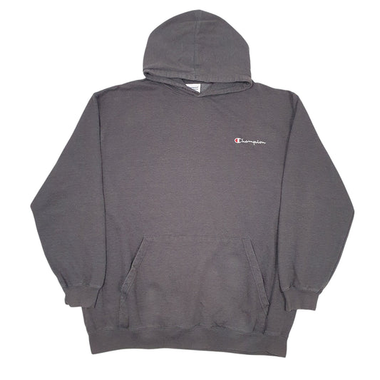Mens Grey Champion Hoodie Jumper