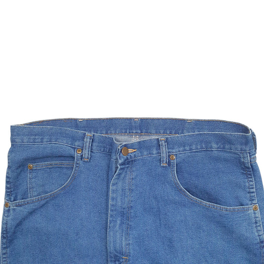 Mens Blue Wrangler Casual JeansW38 L32