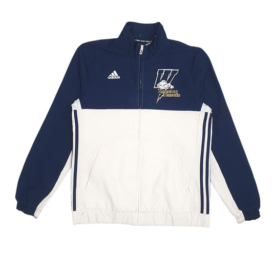 Womens White Adidas Climalite Thunder Tennis Coat