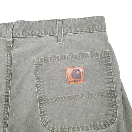 Mens Khaki Carhartt Workwear B1440 Carpenter Shorts