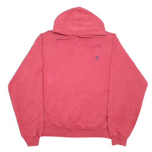Mens Red Champion Hoodie Jumper