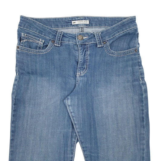 Womens Navy Lee Slender Secret JeansW32 L33