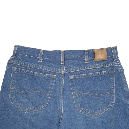 Mens Blue Lee Denim Shorts
