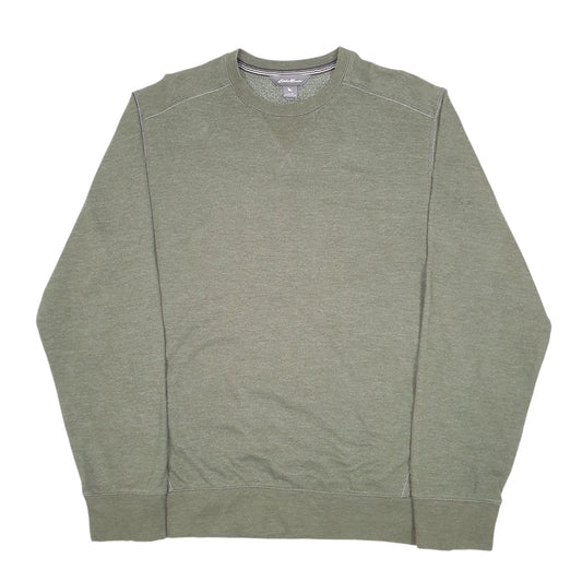 Mens Khaki Eddie Bauer Crewneck Jumper