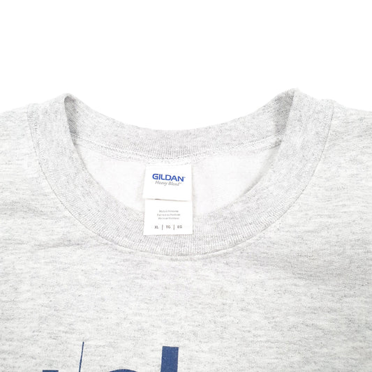 Mens Grey Gildan National University Alumni Crewneck Jumper