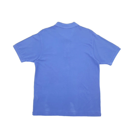 Mens Blue Lacoste Short Sleeve Polo Shirt