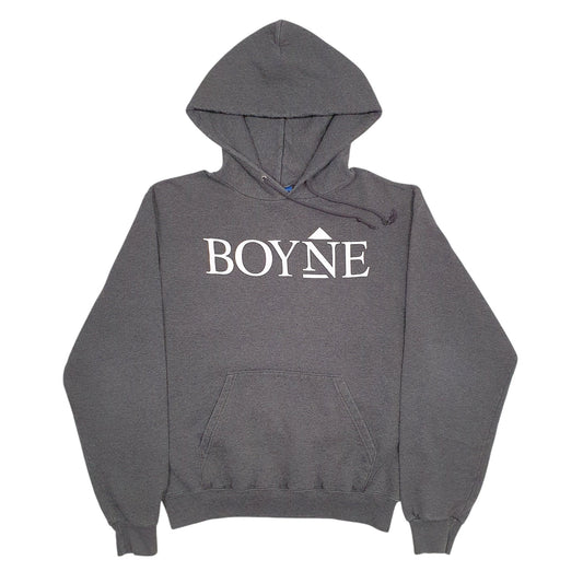 Womens Grey Champion Boyne Spellout Crewneck Jumper