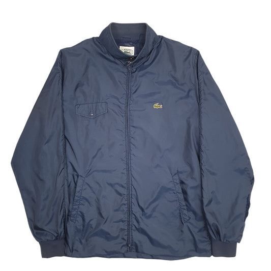 Mens Navy Lacoste Full Zip Coat