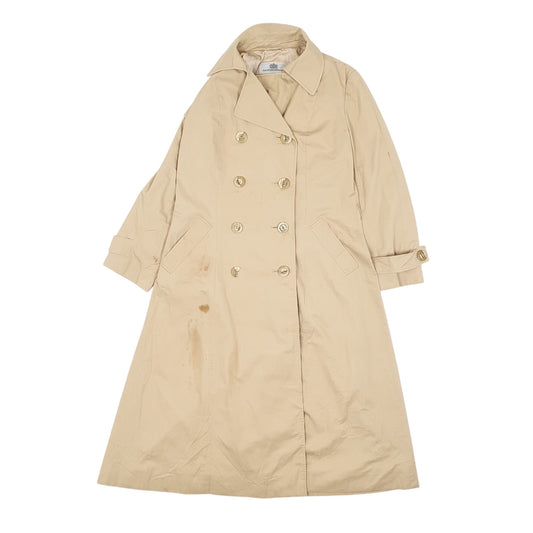 Womens Beige Aquascutum Vintage 90s Coat