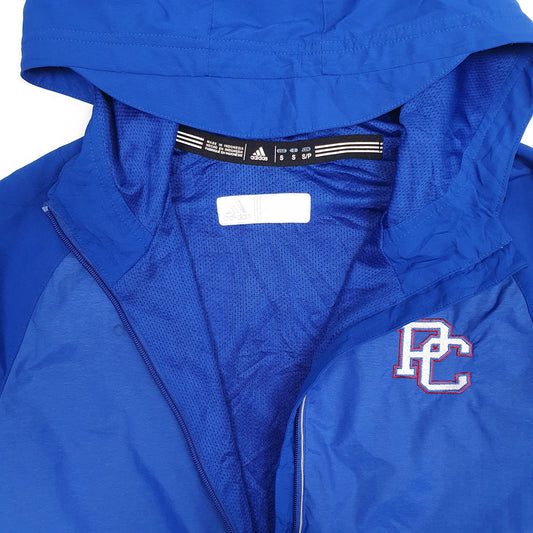 Mens Blue Adidas Lightweight Coat
