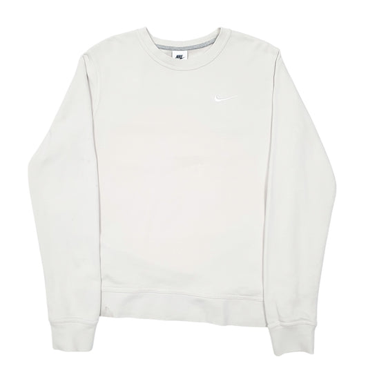 Womens Beige Nike Crewneck Jumper