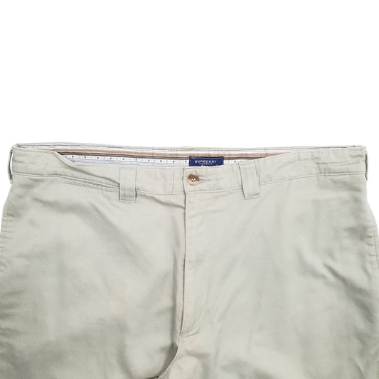 Mens Grey Burberry Chino Trousers