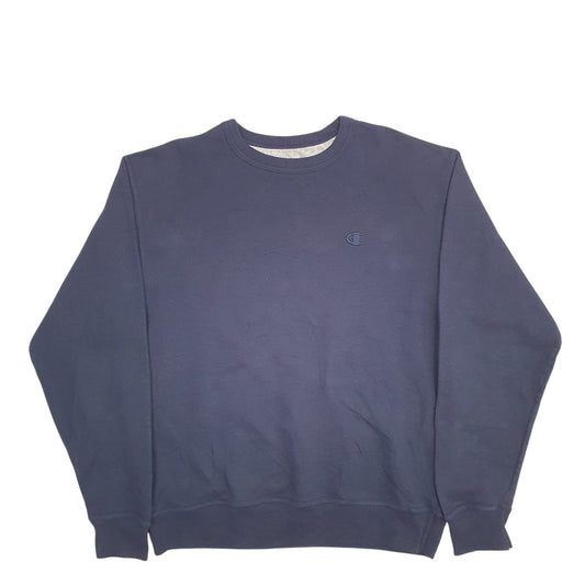 Mens Navy Champion Crewneck Jumper