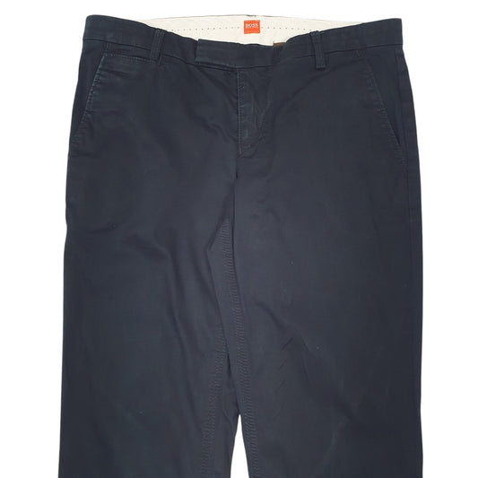 Womens Black Hugo Boss Chino Trousers