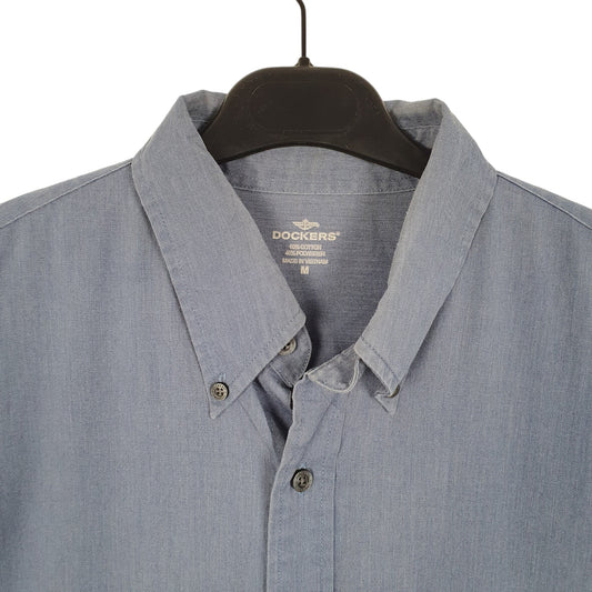 Mens Blue Dockers Long Sleeve Shirt