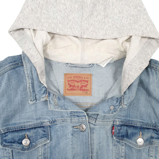 Womens Blue Levis Coat