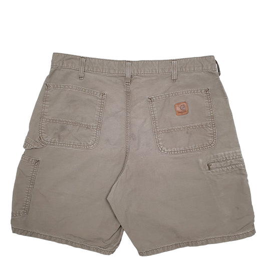Mens Khaki Carhartt Workwear B144 Carpenter Shorts