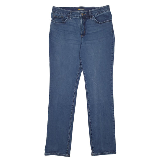 Womens Blue Lee Regular JeansW33 L32