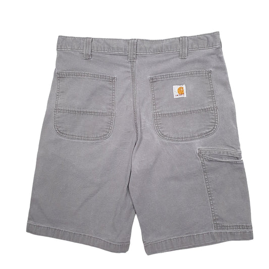 Mens Grey Carhartt Workwear Carpenter Shorts