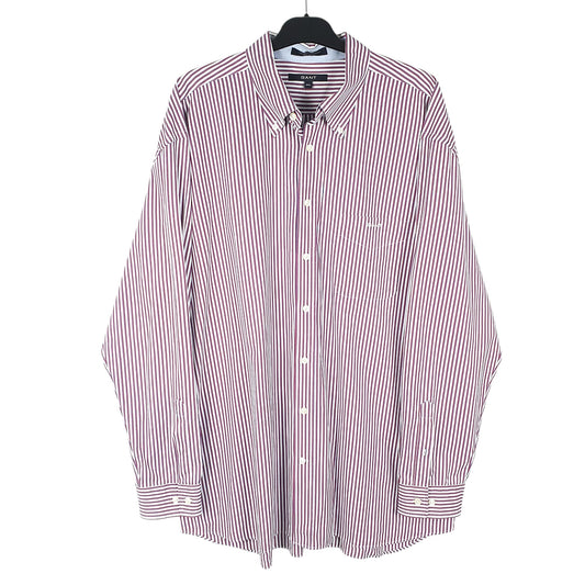 Mens White Gant Madison Poplin Long Sleeve Shirt