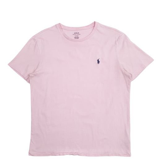 Womens Pink Polo Ralph Lauren Short Sleeve T Shirt