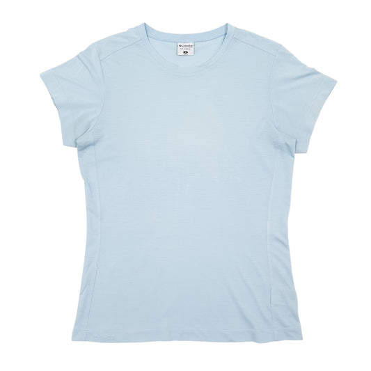 Womens Blu Columbia Active Wear Short Sleeve T Shirt
