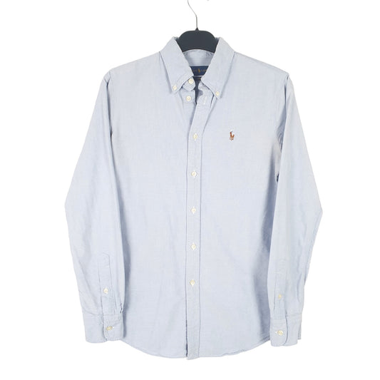 Womens Blue Ralph Lauren Oxford Long Sleeve Shirt