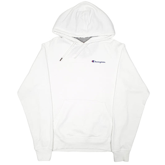 Mens White Champion Hoodie Jumper