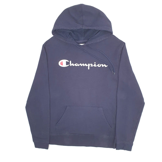 Mens Navy Champion Hoodie Jumper