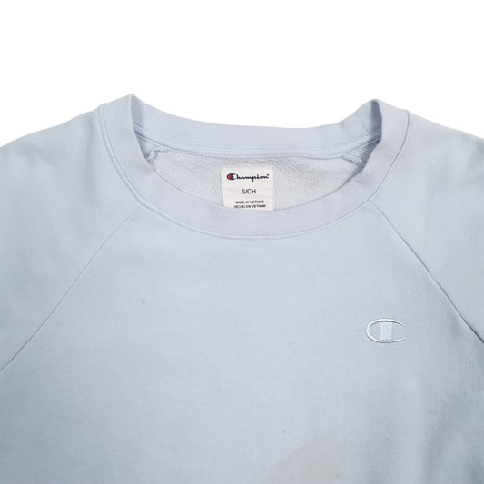 Womens Blue Champion Crewneck Jumper