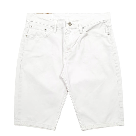 Mens White Levis Denim Jeans Jorts Denim Shorts