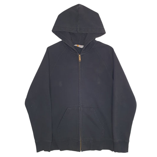 Mens Black Carhartt Full Zip Jumper