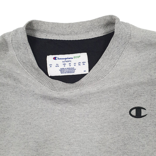 Mens Grey Champion Crewneck Jumper