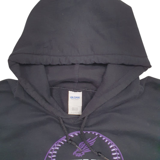 Womens Black Gildan Northern Softball Hoodie Jumper