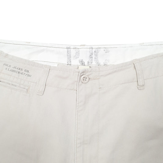 Mens Beige Polo Ralph Lauren Jeans Company Vintage RL67 Chino Trousers