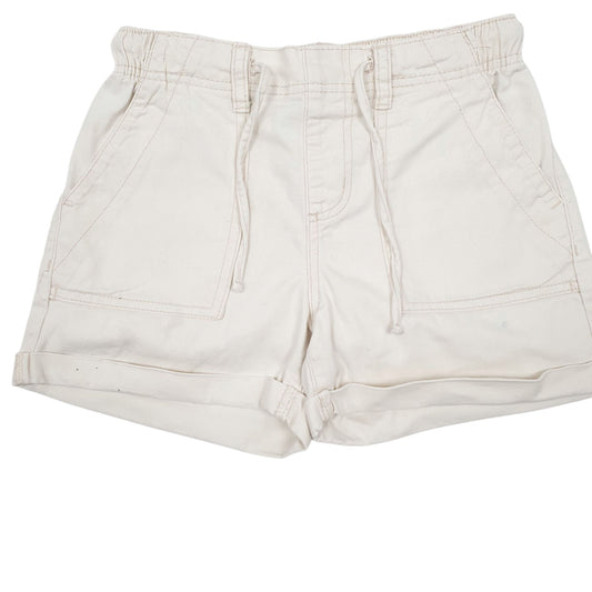 Womens White Destination Denim Shorts