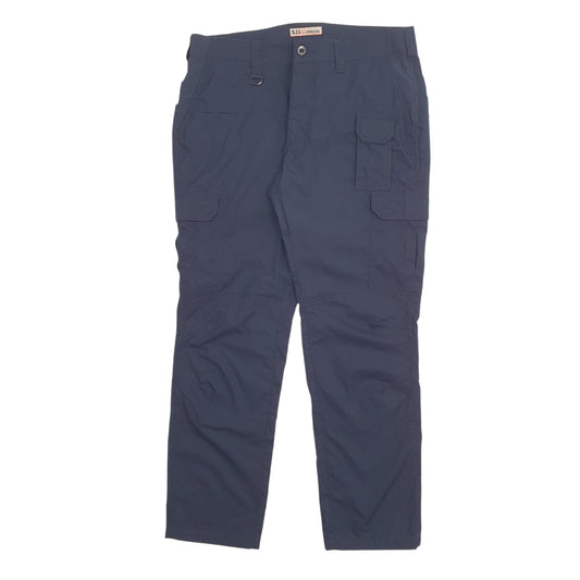 Mens Navy 5.11 Tactical Cargo Trousers