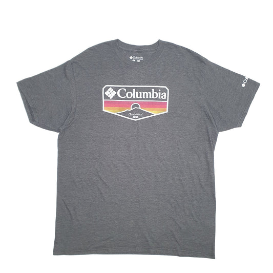 Mens Grey Columbia Sportswear Short Sleeve T Shirt