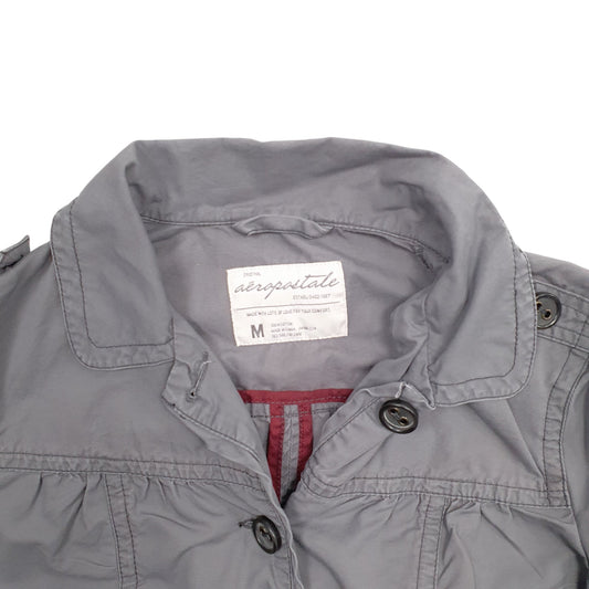 Womens Grey Aeropastale Short Sleeve Shirt