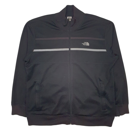 Mens Black The North Face Crewneck Coat