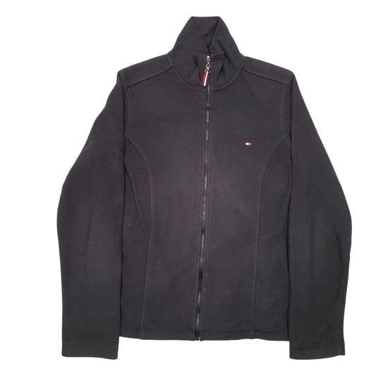Womens Black Tommy Hilfiger Full Zip Jumper